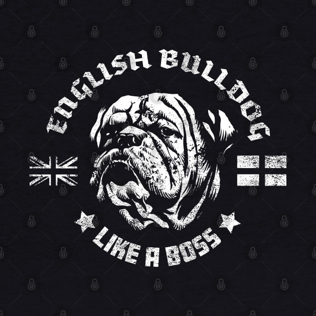English Bulldog by Black Tee Inc